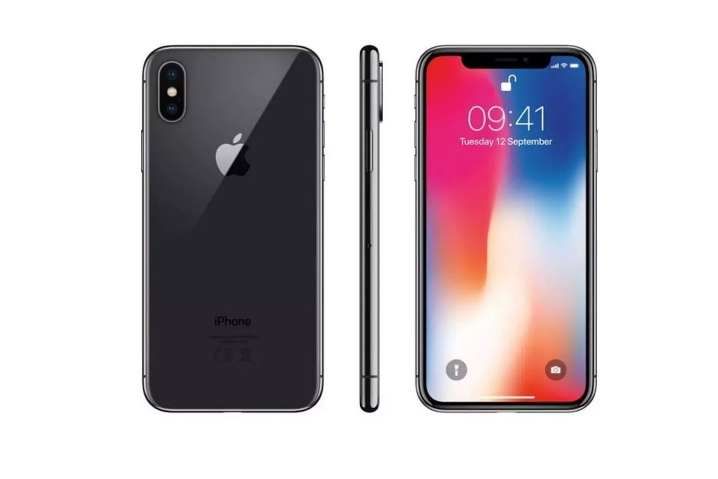 Apple iPhone X 5.8" Super Retina OLED 64GB 12MP Face ID 2716mAh – Space Gray/Silver