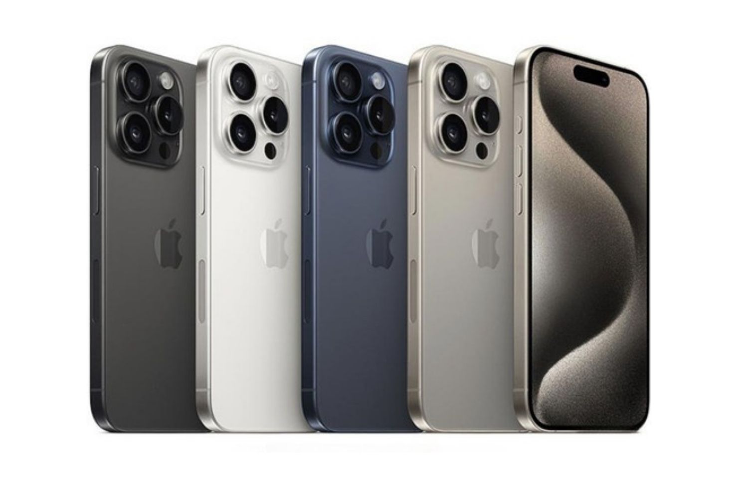 Apple iPhone 15 Pro 6.1" Titanium OLED 128GB Triple 48MP A17 Pro USB3 3274mAh